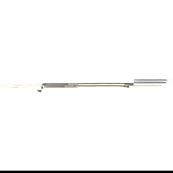 Inspection Mirror: Round, Stainless Steel Mirror, Aluminum Handle